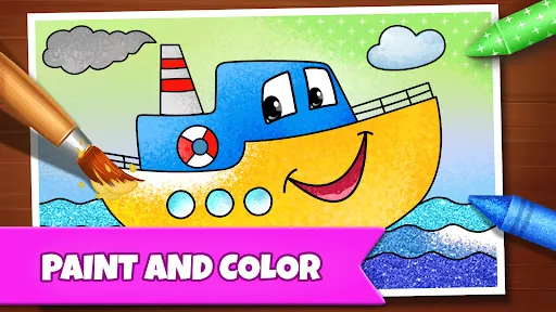 Gameplay screenshot 3 from Drawing Games: Draw & Color - Educational game